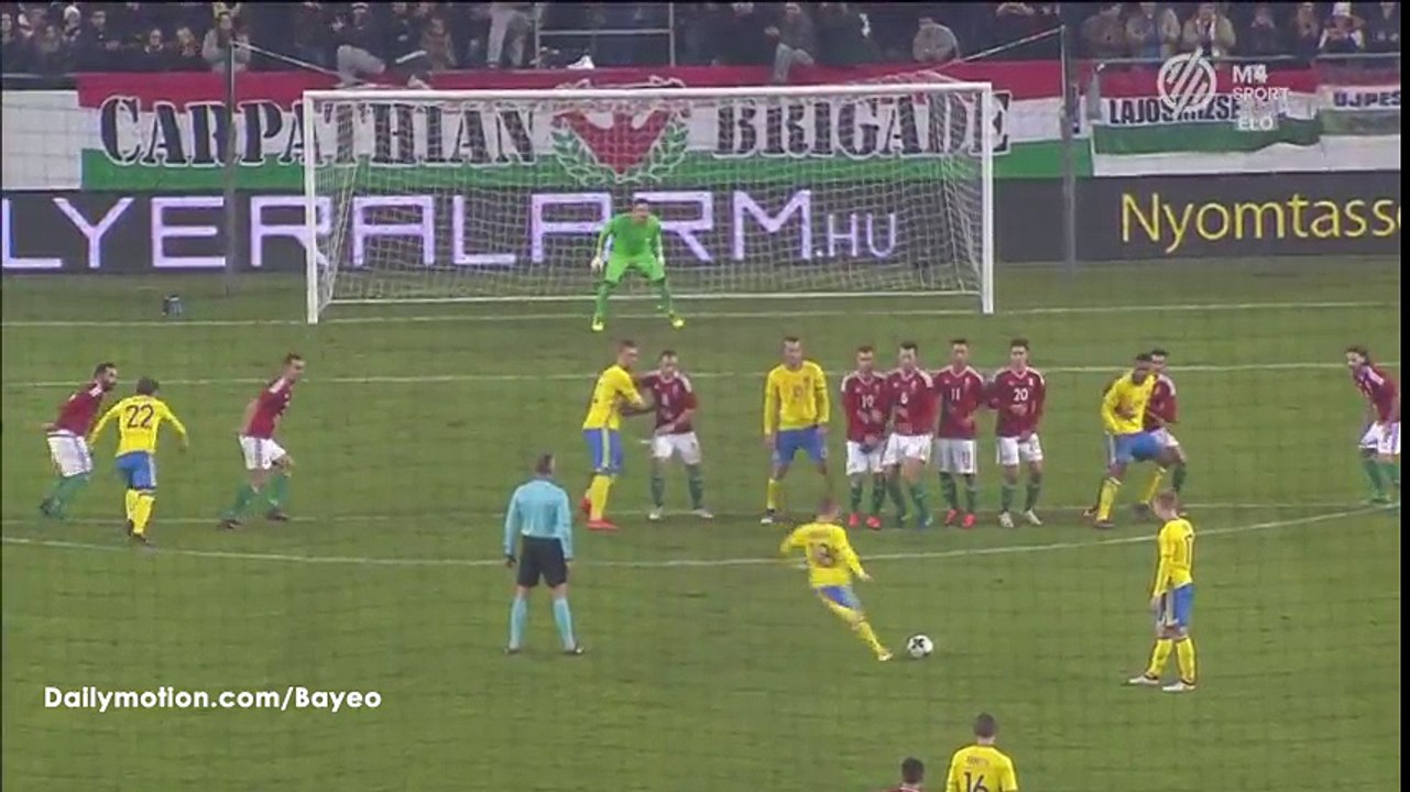 Sam Larsson Goal HD - Hungary 0-1 Sweden - 15-11-2016 Friendly Match