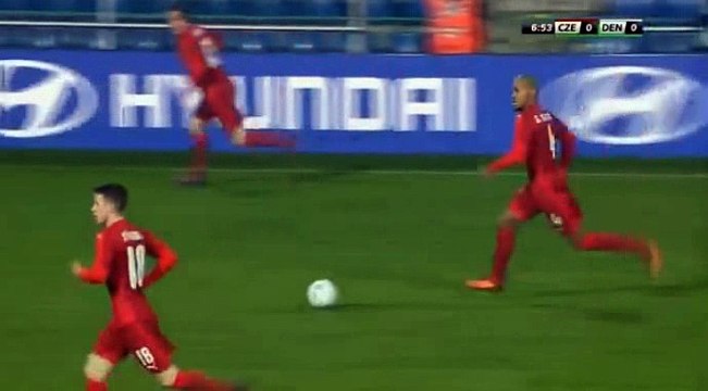 Antonin Barak Goal HD - Czech Republic	1-0	Denmark 15.11.2016