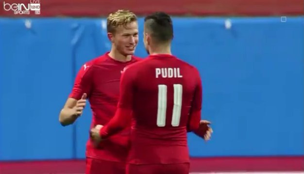 Antonin Barak Amazing Goal - Czech Republic 1-0 Denmark - (15/11/2016)