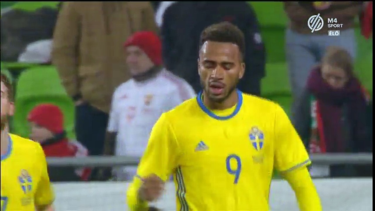 Isaac Kiese Thelin Goal HD - Hungary 0-2 Sweden - 15-11-2016 Friendly Match