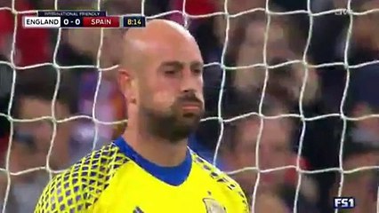 Adam Lallana Penalty Goal - England 1-0 Spain - 15.11.2016 HD