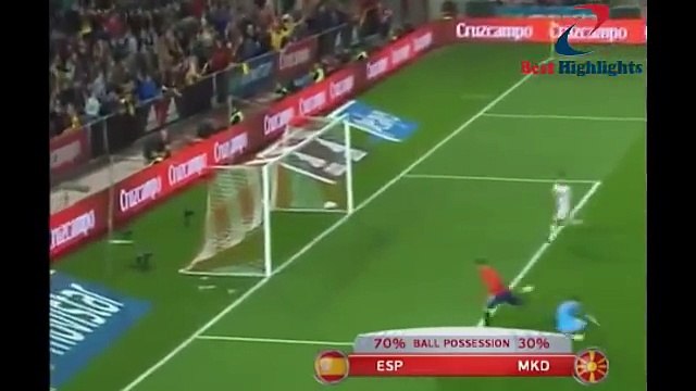 Spain VS Macedonia 4-0 Highlights (World Cup Qualif.) 12112016