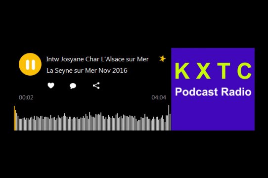 L'Alsace sur Mer La Seyne sur Mer Nov 2016 - Interview Josyane Char (Version Radio) - 720p