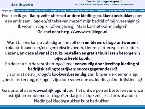 Zelf kleding bedrukken Lopik