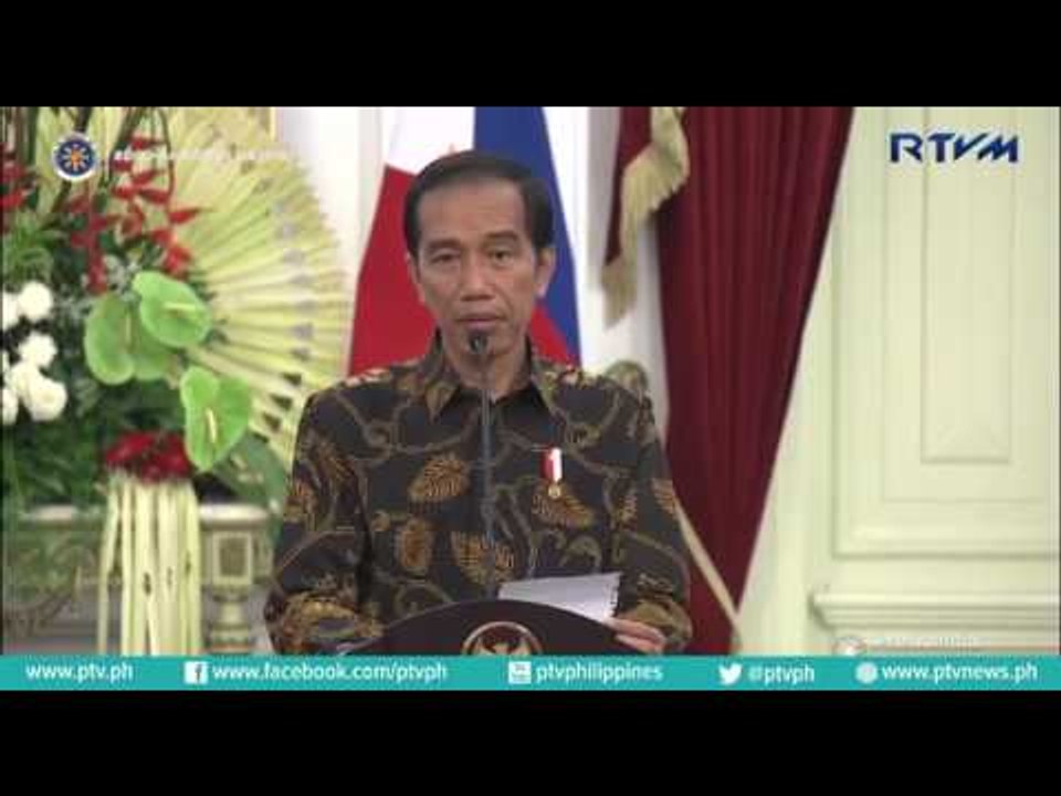 Pres. Duterte and Pres. Widodo joint presscon