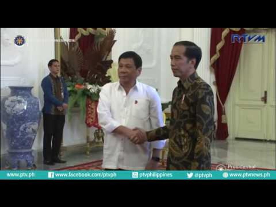 Pres. Duterte and Pres. Widodo Photo Session