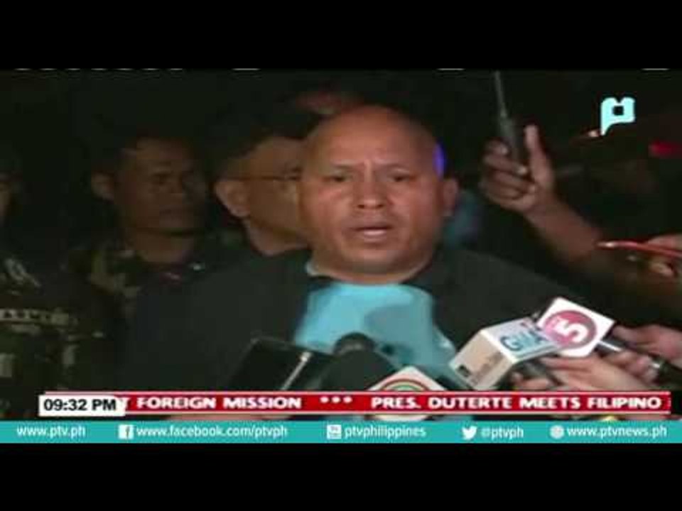 PNP Chief Dela Rosa on Mindoro route security