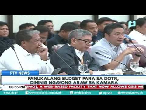Panukalang budget para sa DOTR, dininig ngayong araw sa Kamara