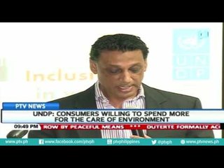UNDP: Consumers willing to spend more for the care of environment