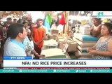 NFA: No rice price increase