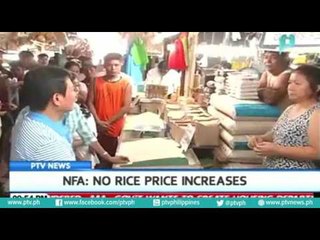 NFA Confirms No Rice Price Increase 🚫