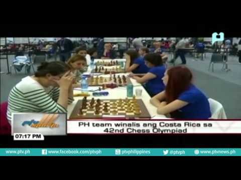 PH team, winalis ang Costa Rica sa 42nd Chess Olympiad