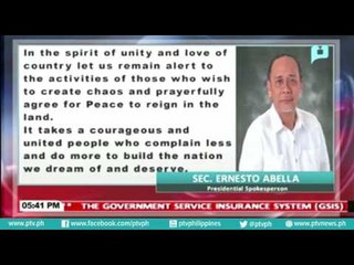 Presidential Spox Abella, nilinaw na sa buong bansa iiral ang dineklarang State of Lawlessness