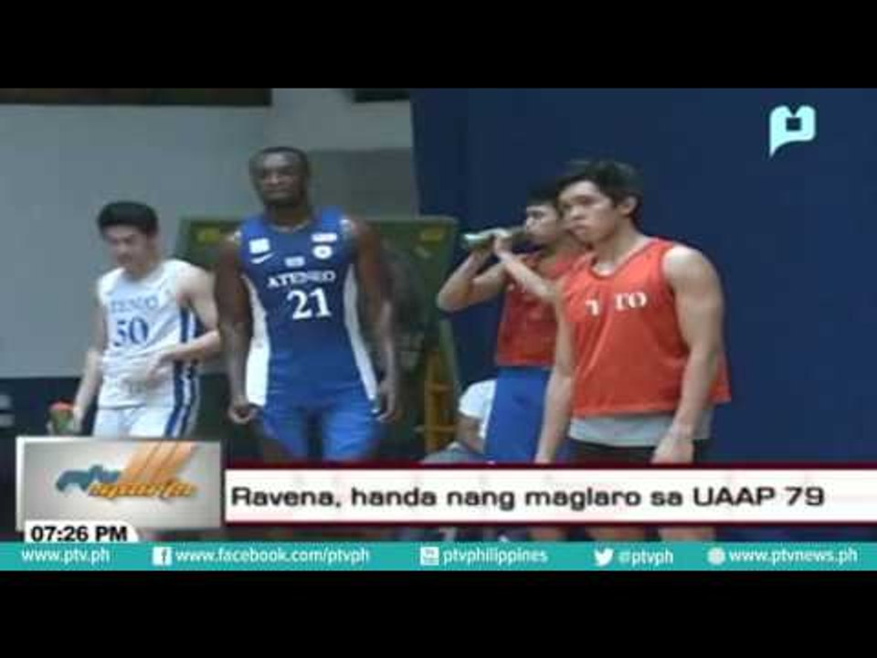 Ravena, handa nang maglaro sa UAAP '79