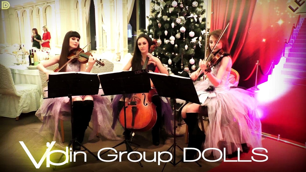 Новогоднее настроение - в лесу родилась ёлочка (трио Violin Group DOLLS)