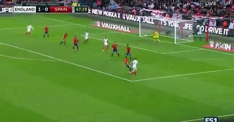 2-0 Jamie Vardy Goal - England vs Spain 15.11.2016 HD