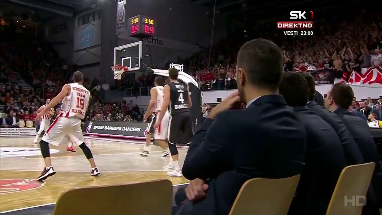 Trojke Marka Simonovica | Bamberg - Crvena zvezda 78:79