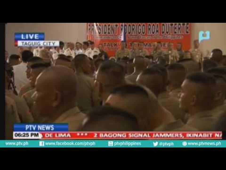 Update sa Taguig para sa pagbisita ni PRRD sa Phil. Marine