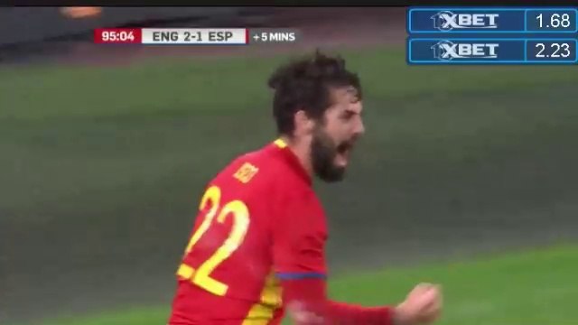 2-2 Isco Last Minute Goal HD - England 2 - 2 Spain 15.11.2016 HD