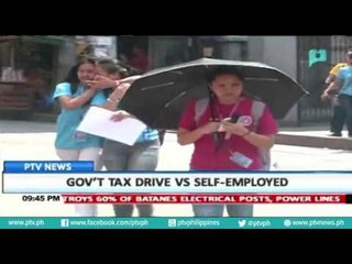 Government tax drive vs. self-employed