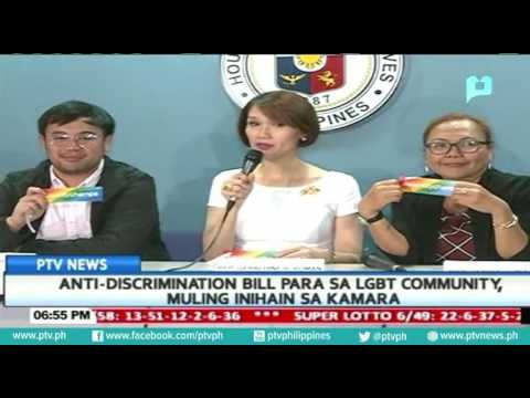 Anti-discrimination bill para sa LGBT community, muling inihain sa kamara