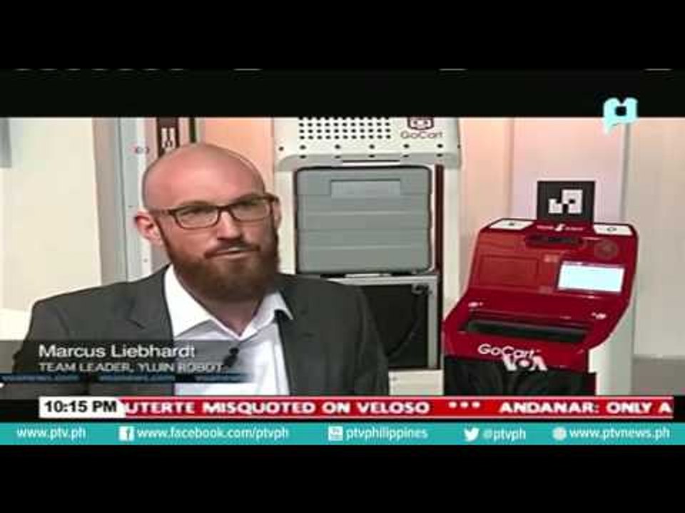 Mini robot maneuvers through crowds and around obstacles