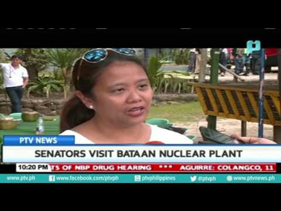 Senators visit Bataan nuclear plant