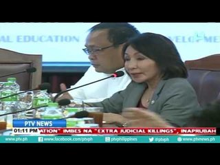 Paggamit ng "Death Under Investigation" imbes na "Extra-Judicial Killings," inaprubahan na