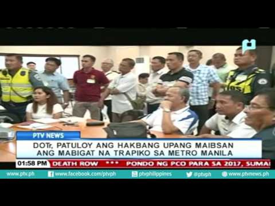 DOTr, patuloy ang hakbang upang maibsan ang mabigat na trapiko sa Metro Manila