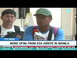 More OFWs from KSA arrive in Manila