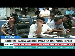 NDRRMC, naka-alerto para sa bagyong Gener
