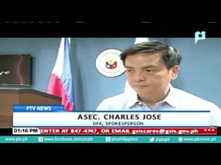 DFA, handa umanong depensahan ang giyera kontra-droga kay U.S. Sec. of State John Kerry