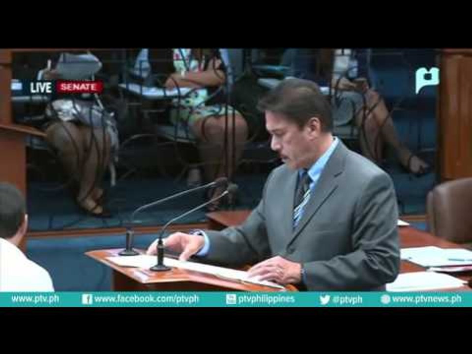 Privilege Speech ni Sen. Alan Peter Cayetano
