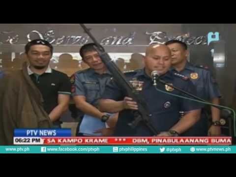 Matataas na kalibre ng mga baril atbala, nakumpiska ng PNP sa isang bahay malapit sa Kampo Krame