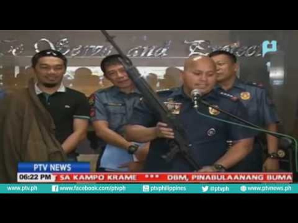 Matataas na kalibre ng mga baril atbala, nakumpiska ng PNP sa isang bahay malapit sa Kampo Krame