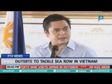 Duterte to tackle sea row in Vietnam