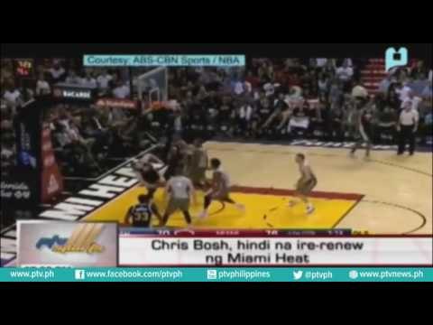 Chris Bosh, hindi na ire-renew ng Miami Heat