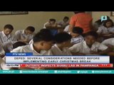 DepEd: Several considerations needed before implementing early Christmas break