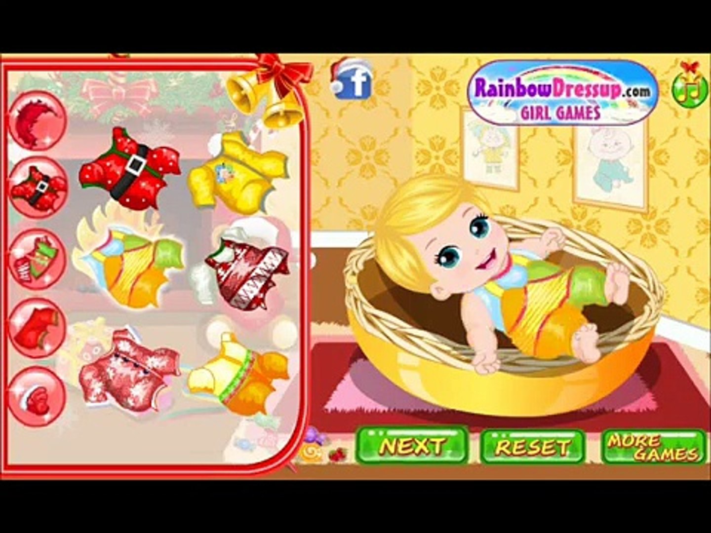 Santa Baby game video-Baby Games-Dress Up Games