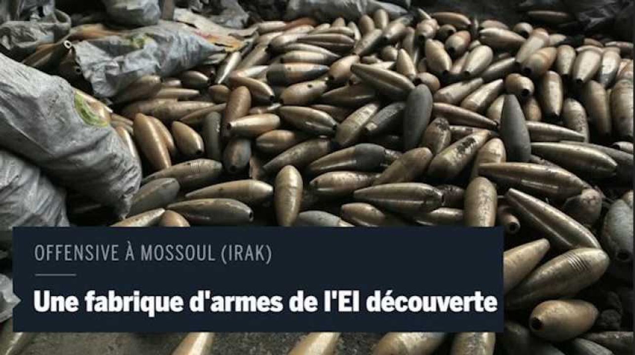 Une vaste fabrique d’armes explosives de l’EI découverte à Mossoul