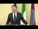 Catania - Renzi all'inaugurazione della Torre biologica Ferdinando Latteri (15.11.16)