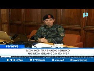 Mga kontrabando, isinuko ng mga bilanggo sa NBP