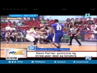 Kevin Ferrer, pumirma ng three-year deal sa Ginebra