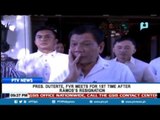Pres. Duterte, FVR meets for the first time after Ramos's resignation