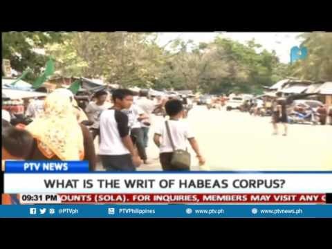 What is the writ of habeas corpus?