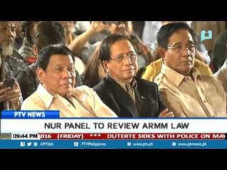 Nur panel to review ARMM Law