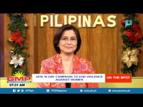 Panayam kay Emmeline Versoza tungkol sa 2016 18-day campaign to end violence against women