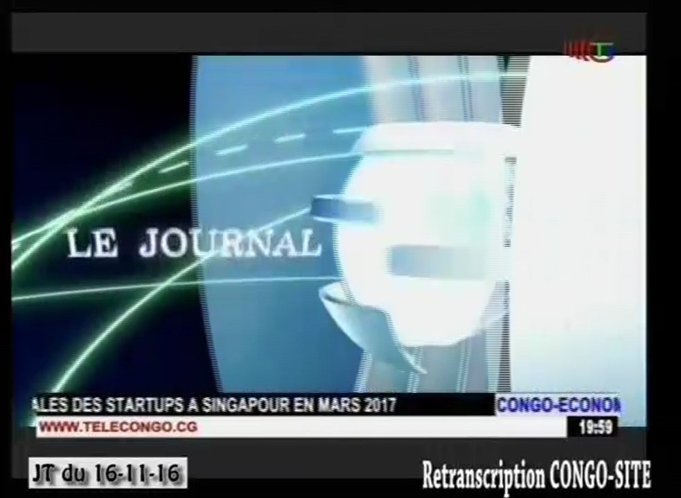 Journal de 20h TVCongo du Mercredi 16 novembre 2016 -By Congo-Site