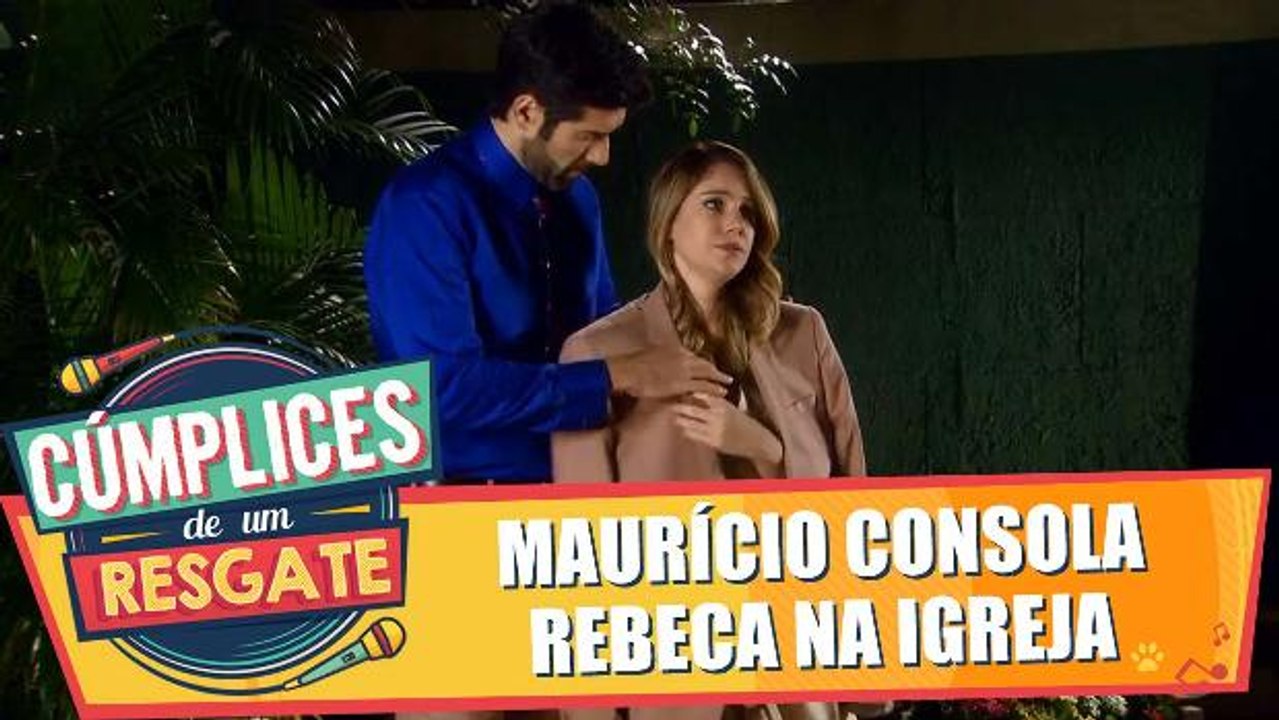 Maurício consola Rebeca na igreja
