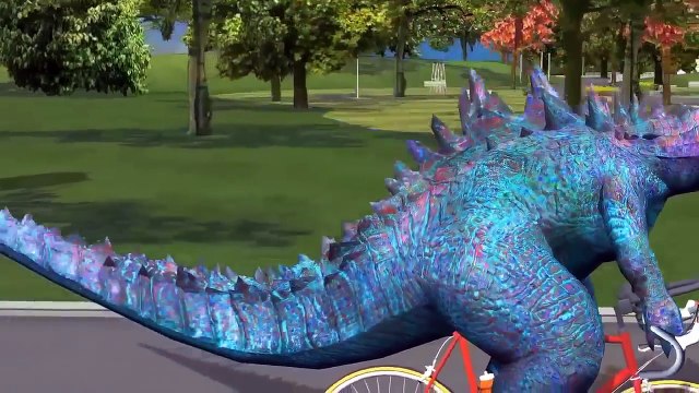 Pig Cartoons For Children | 3D Dinosaur Vs Elephant Vs Pig Fight | Dinosaurs Short Movies For Kids